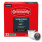Community Coffee Signature Blend Dark Roast Single Serve Keurig K-Cup Pods 32 Ct Box