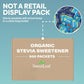 SweetLeaf Organic Stevia Powder Packets, Zero Calorie Sweetener, Sugar Free, Keto Friendly, 500 Count