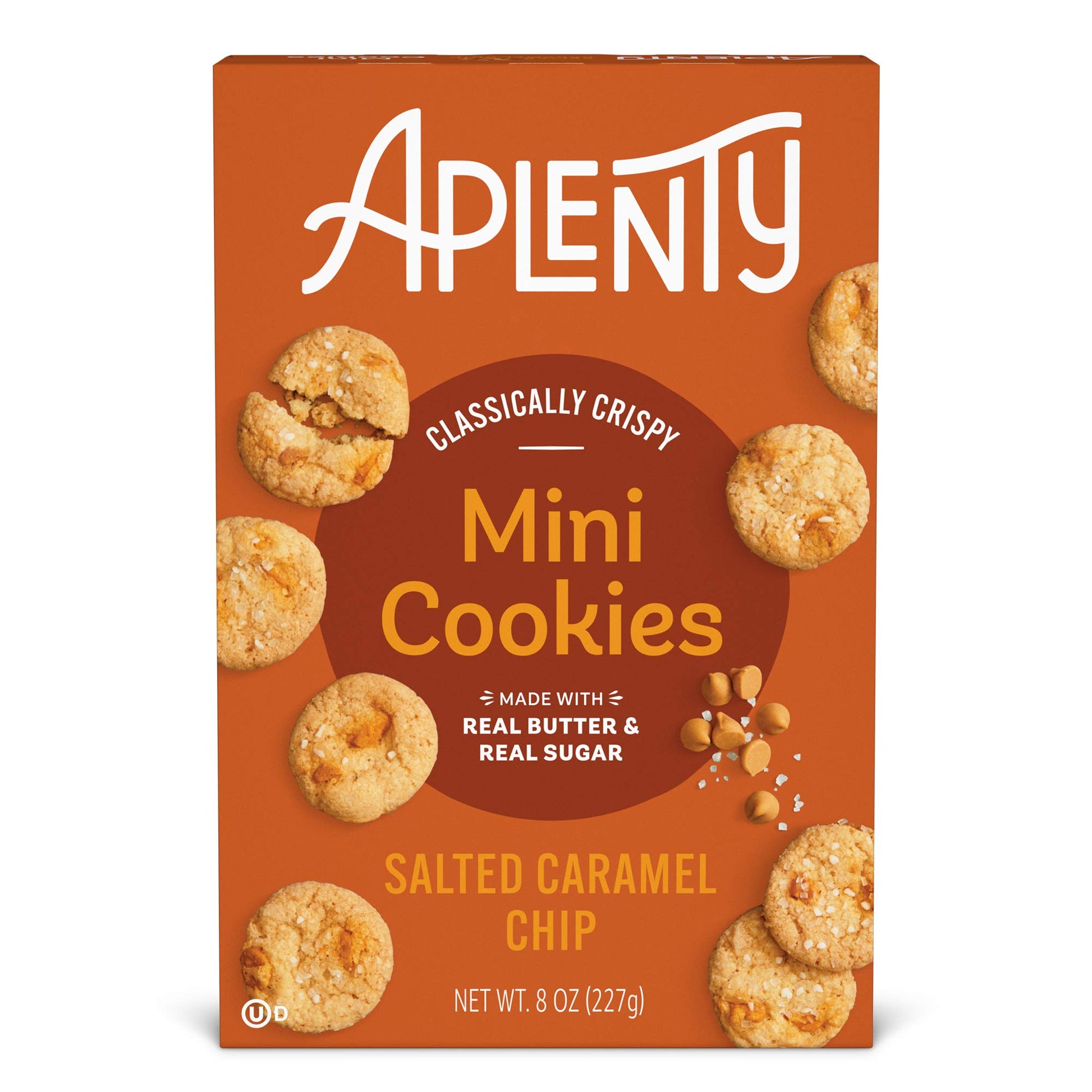 Aplenty, Salted Caramel Chip Mini Cookies, 8 oz