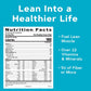 GNC Total Lean Lean Shake 25 Protein Powder, High-Protein Meal Replacement, Rich Chocolate, 16 Servings, 16 Count