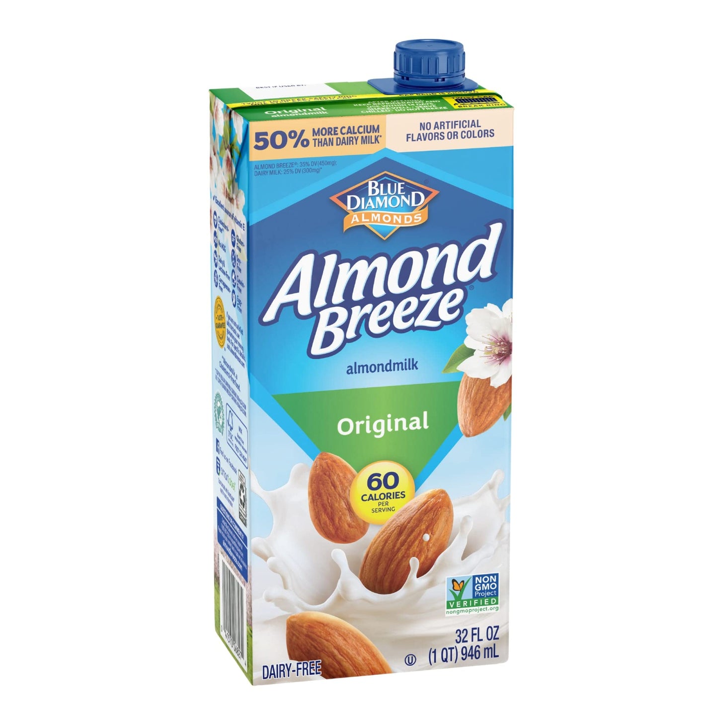 Almond Breeze - Almond Milk - Original - Case Of 12 - 32 Fl Oz(D0102H5Kjpp)