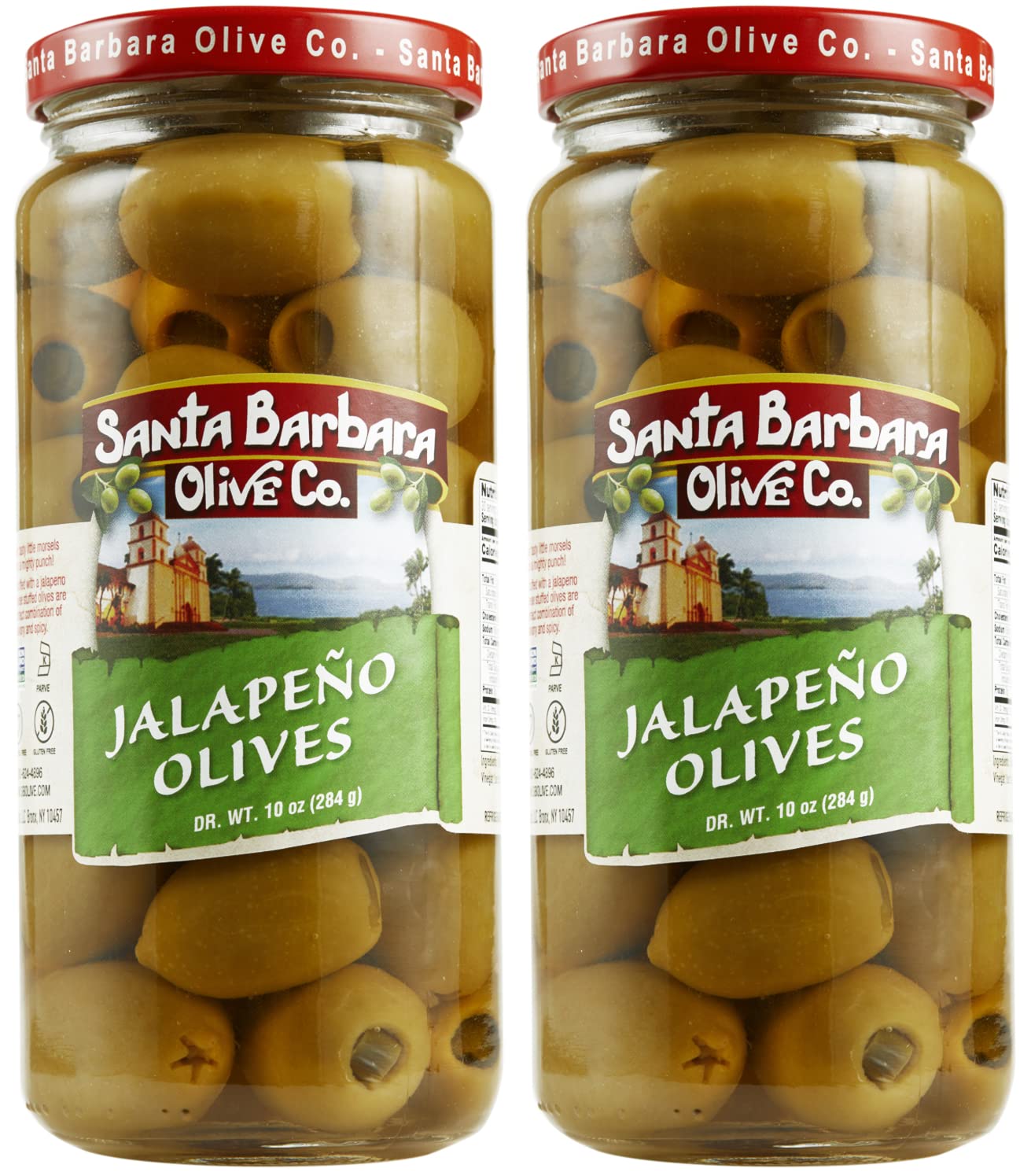 Hand Stuffed Jalapeno Olives 10 Oz, 2 Pack