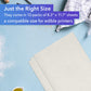 Edible Ultra Flexible Icing Sheets, White, 8.3" X 11.7" A4 Size, 12 Ct