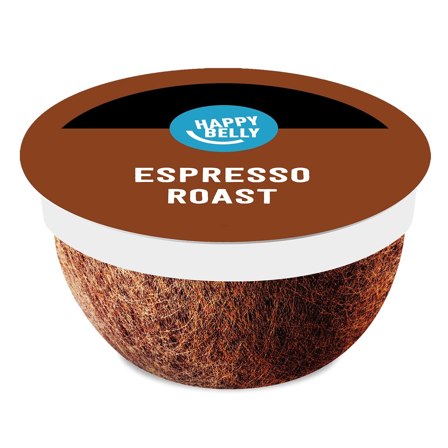 Happy Belly Espresso Roast Coffee Pods, Dark Roast, Compatible with K-Cup Brewer, 96 Count