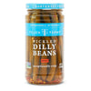 Tillen Farms Hot & Spicy Pickled Dilly Beans, 12 oz, Pack of 6