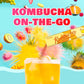 TEAZEN Kombucha Tea Variety Pack - 20 Sticks, 5 Flavors: Peach, Mango-Guava, Strawberry-Kiwi, Citron, Mulled Wine
