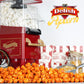 Gourmet Orange Flavored Popcorn by Its Delish, 16 Oz Jumbo Container | Bulk Air Popped Pop Corn Snack - Fruity Orange Themed Ca