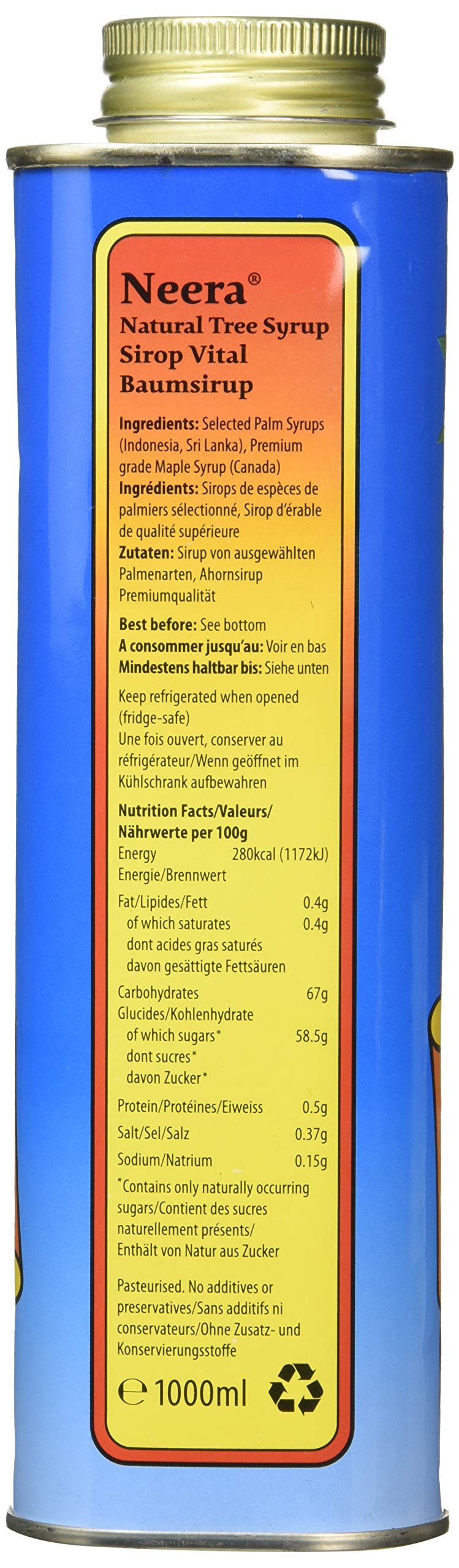 Neera Madal Bal Syrup - 33.8 Ounce (Pack of 1) - Blue - Model MB1000