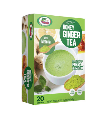 Tropique Instant Honey Ginger Matcha Tea (12.6986 Fluid Ounces) - Grocery > Tea
