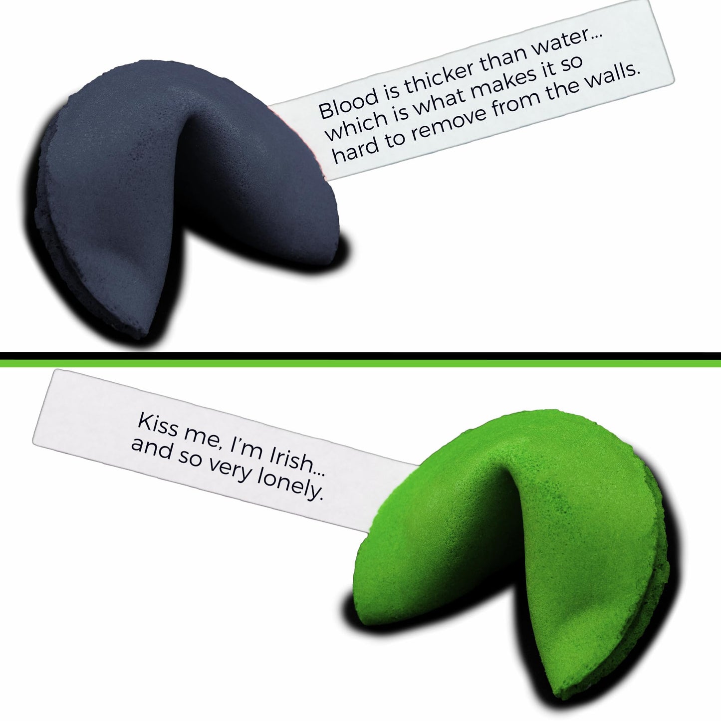 MISS FORTUNES Funny Fortune Cookies, Multi-Pack of 2 Dozen, 12 Count, Humanity + Unlucky