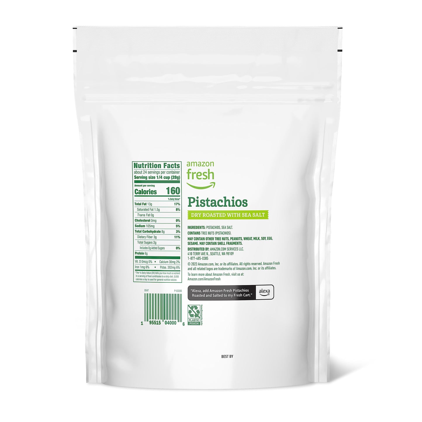 large online retailer Fresh - Pistachios  Dry Roasted with Sea Salt  No Shells  24 oz