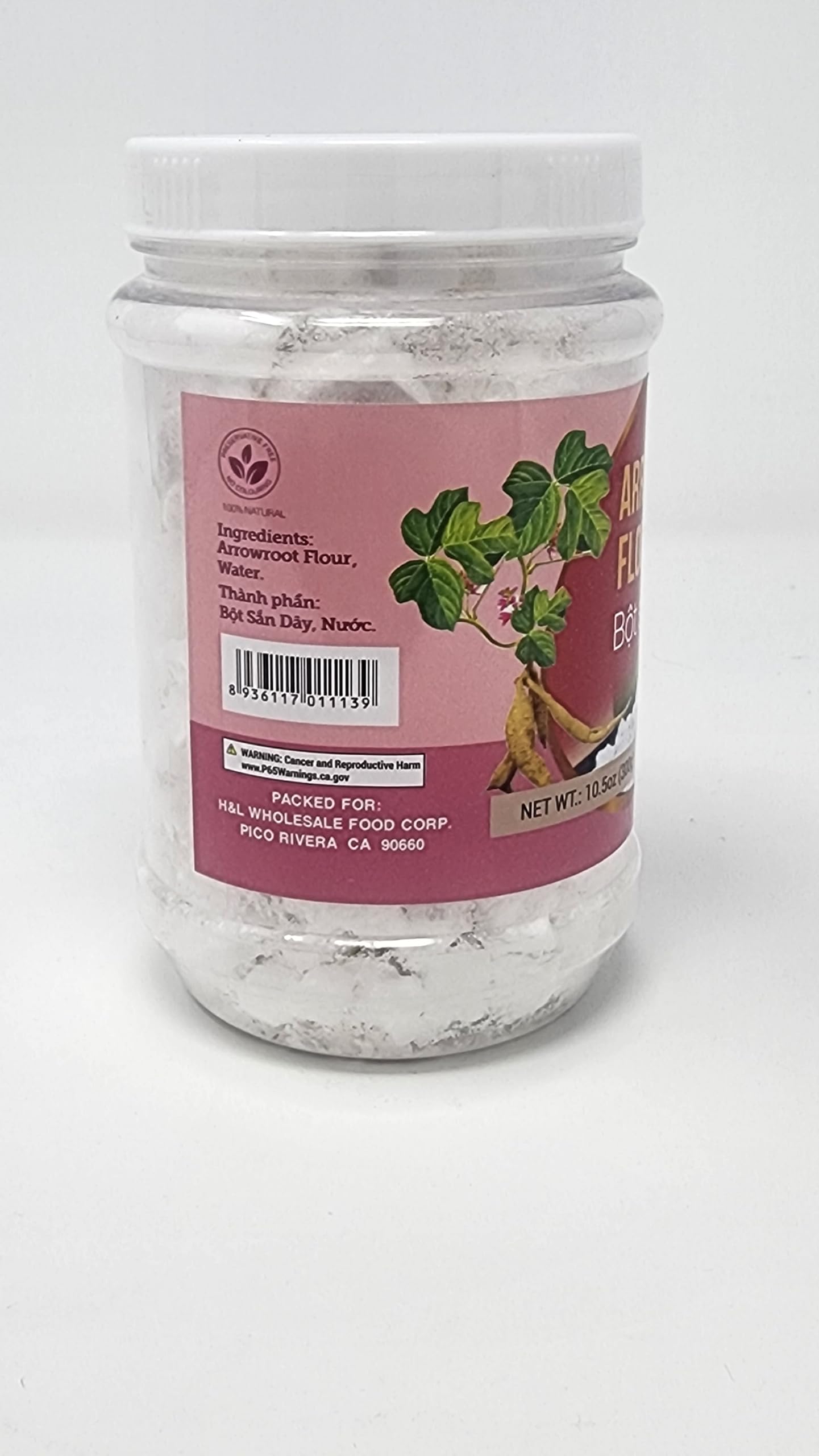 Twin Dolphin Bot San Day Arrowroot Flour Chunks, 10.5 Ounce (300G) Reclosable Jars [Pack Of 2]