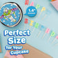 HAPPY CHOICES Edible Cupcake Toppers - Classic Story Theme, 30 Count, Wafer Paper