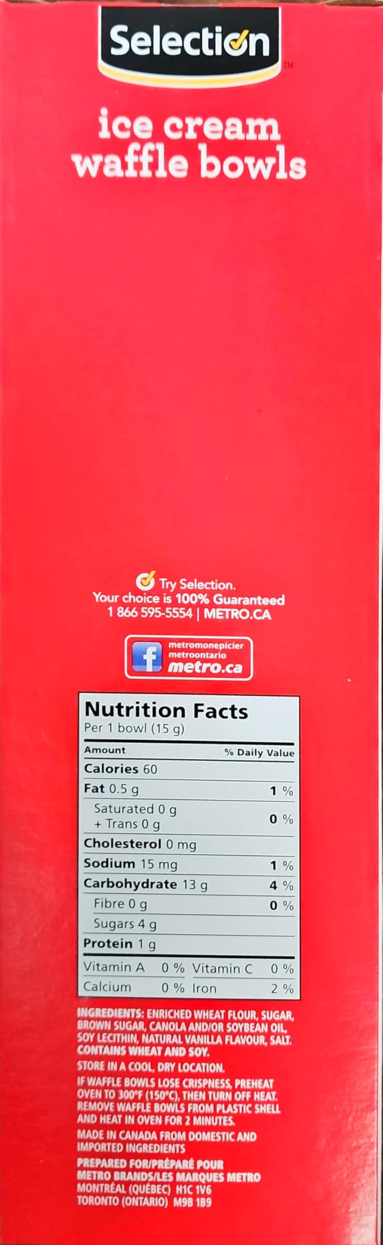 BONBON RIO STORE Waffle Bowls for Dessert - 10 Pack, Classic Ice Cream Waffle Bowls, Crisp and Crunchy, Ideal for Parties and Gatherings