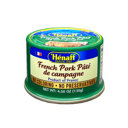 Henaff French Pork Pate de campagne, Country Pate - 130 grams