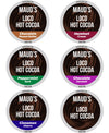 Mauds Flavored Hot Chocolate Variety Pack  48ct  Recyclable Single Serve Pods  Compatible with Keurig K Cups Maker