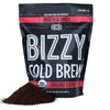 Bizzy Organic Cold Brew Coffee  Smooth & Sweet Blend  Coarse Ground Coffee  Medium Roast  Micro Sifted  Specialty Grade  100% Ar