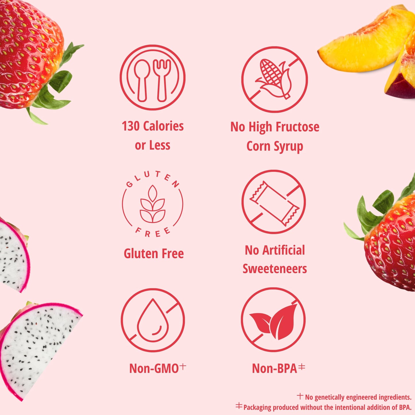 Del Monte Fruit And Chia Fruit Cup Snacks, Peaches In Strawberry Dragon Fruit, 12 Pack, 7 Oz, 2 Count (Pack Of 6)