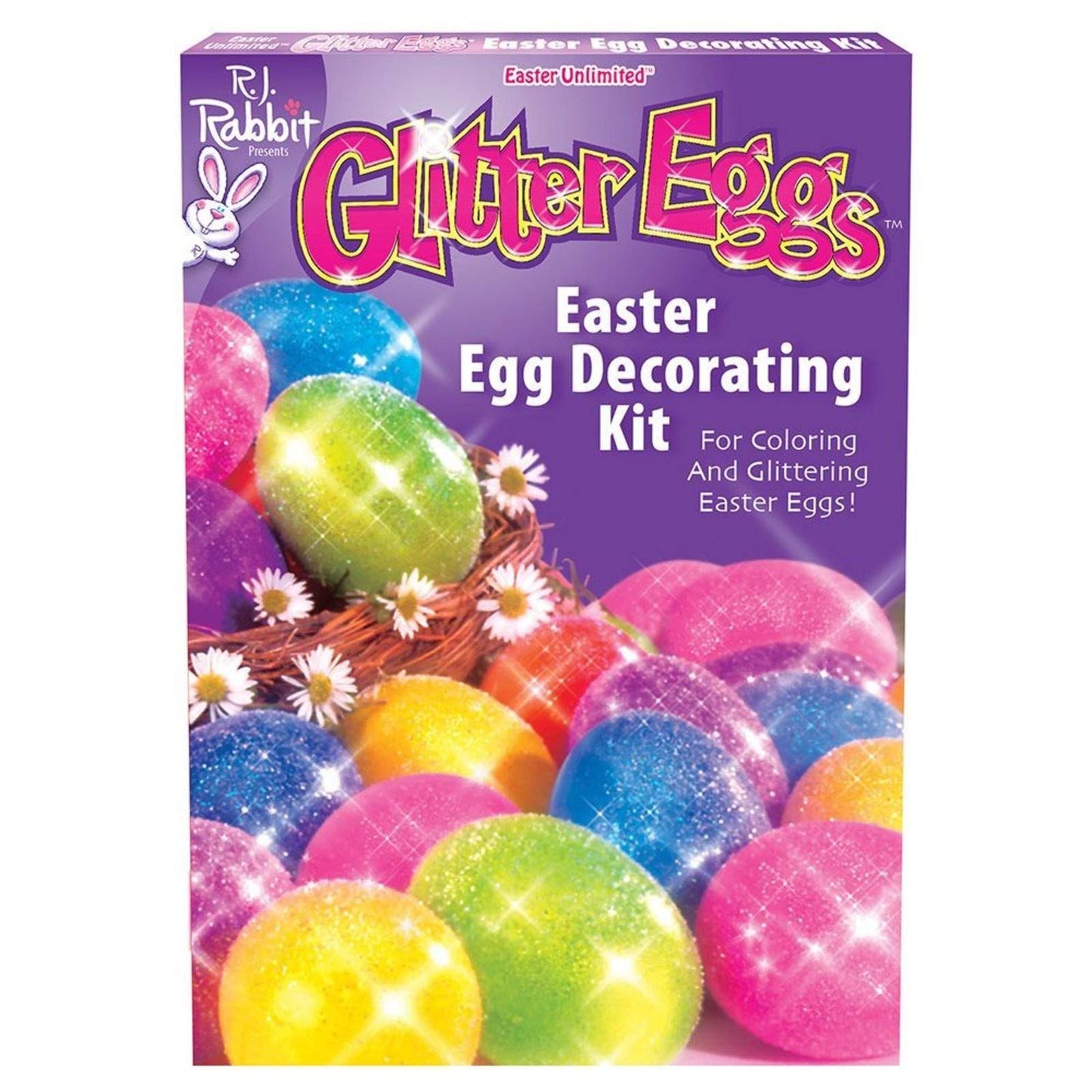 Fun World Easter Unlimited Glitter Egg Decorating Kit - One Size - Blue - Model 1754C