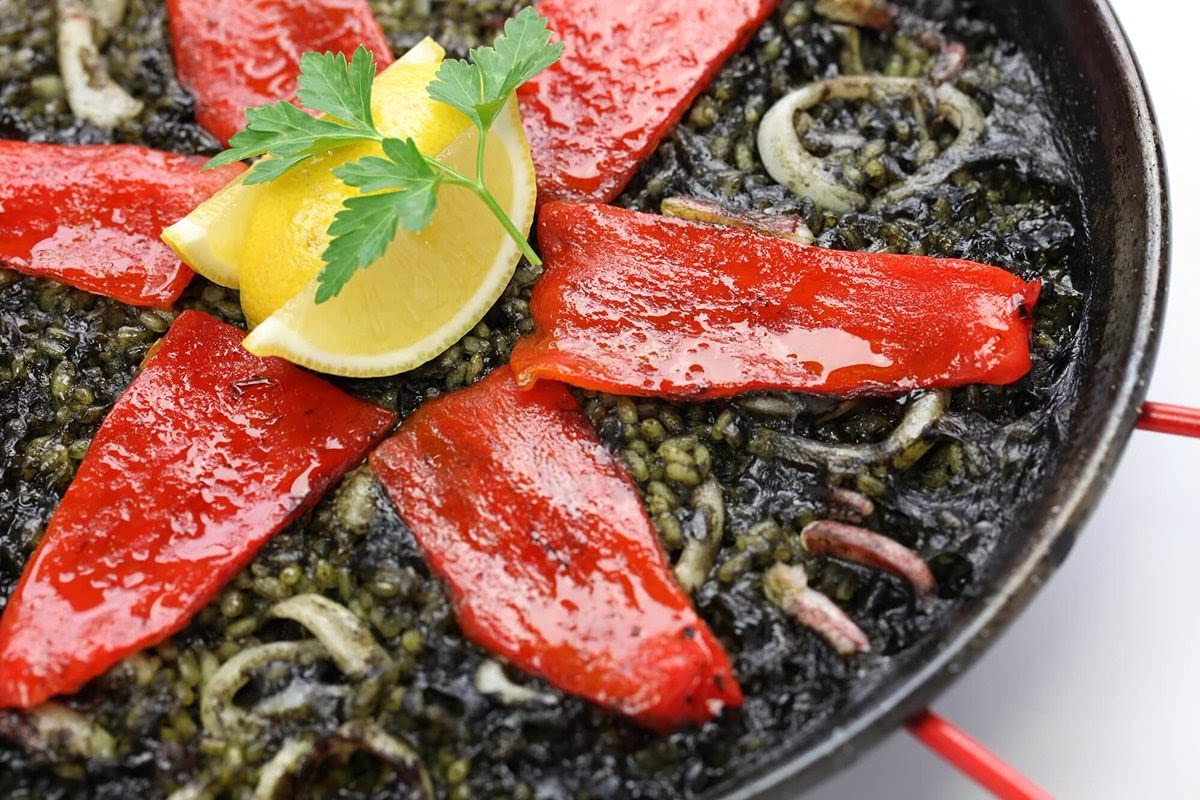 Aneto Squid Ink Paella Cooking Base Broth | 33.83 ounces | 1 Pack | 100% Natural Ingredients |