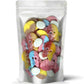 Bubs Swedish Candy Mix - Big Ovals, Skulls, and More - Sweet and Sour Swedish Gummies - 1 Pound of Godis From Sweden (0.5 LB)