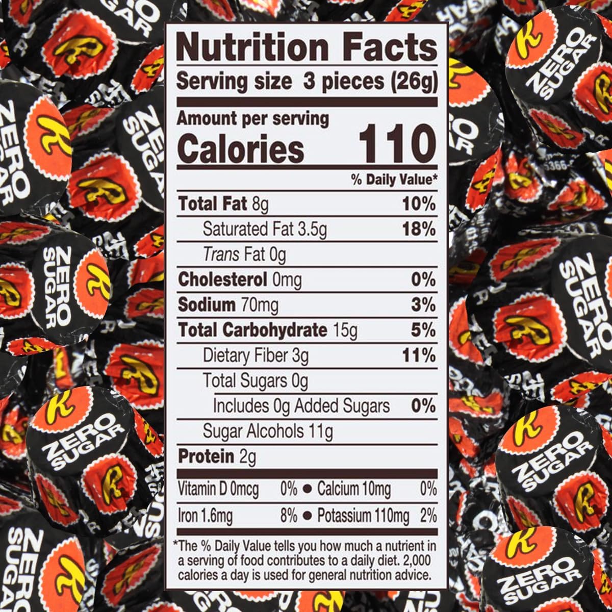 Zero Sugar Miniatures Dark Chocolate  2 Pound ReesesZero Sugar Peanut Butter Cups Delights  Indulgent Dark Chocolate Peanut Butter Cups For Enjoyment  Perfect For Snacking  Parties  and Gifts