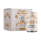 OLIPOP Prebiotic Soda Pop  Classic Root malt-inspired  Prebiotics  Botanicals  Plant Fiber  12 fl oz (4 Cans)