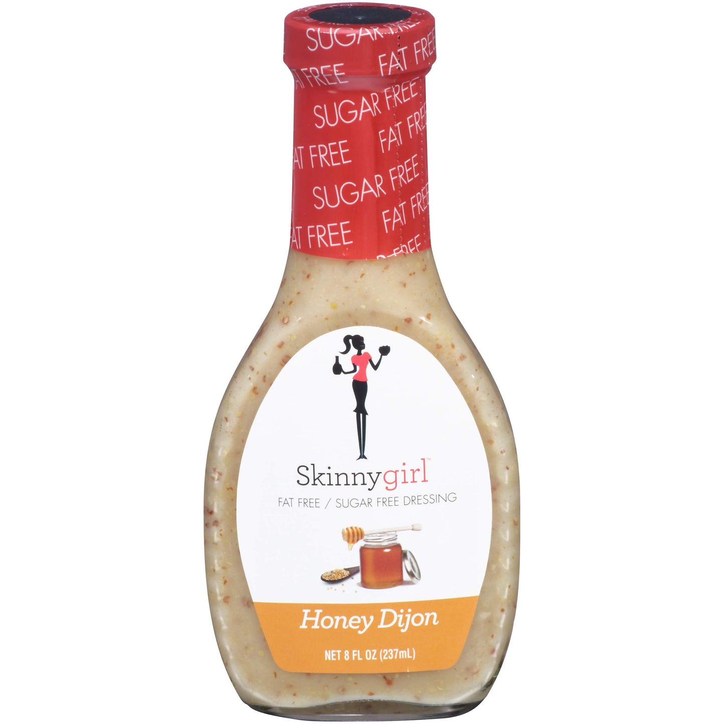 Skinnygirl Fat-Free Salad Dressing, Sugar-Free Honey Dijon, 8 Ounce (Pack of 12)