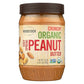 Woodstock Organic Easy Spread Peanut Butter - Crunchy - Case Of 12 - 35 Oz.