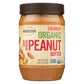 Woodstock Organic Easy Spread Peanut Butter - Crunchy - Case Of 12 - 35 Oz.