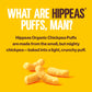 Hippeas Organic Chickpea Puffs + Vegan White Cheddar | Vegan, Gluten-Free, Crunchy, Protein Snacks, 4 Ounce (Pack Of 12)