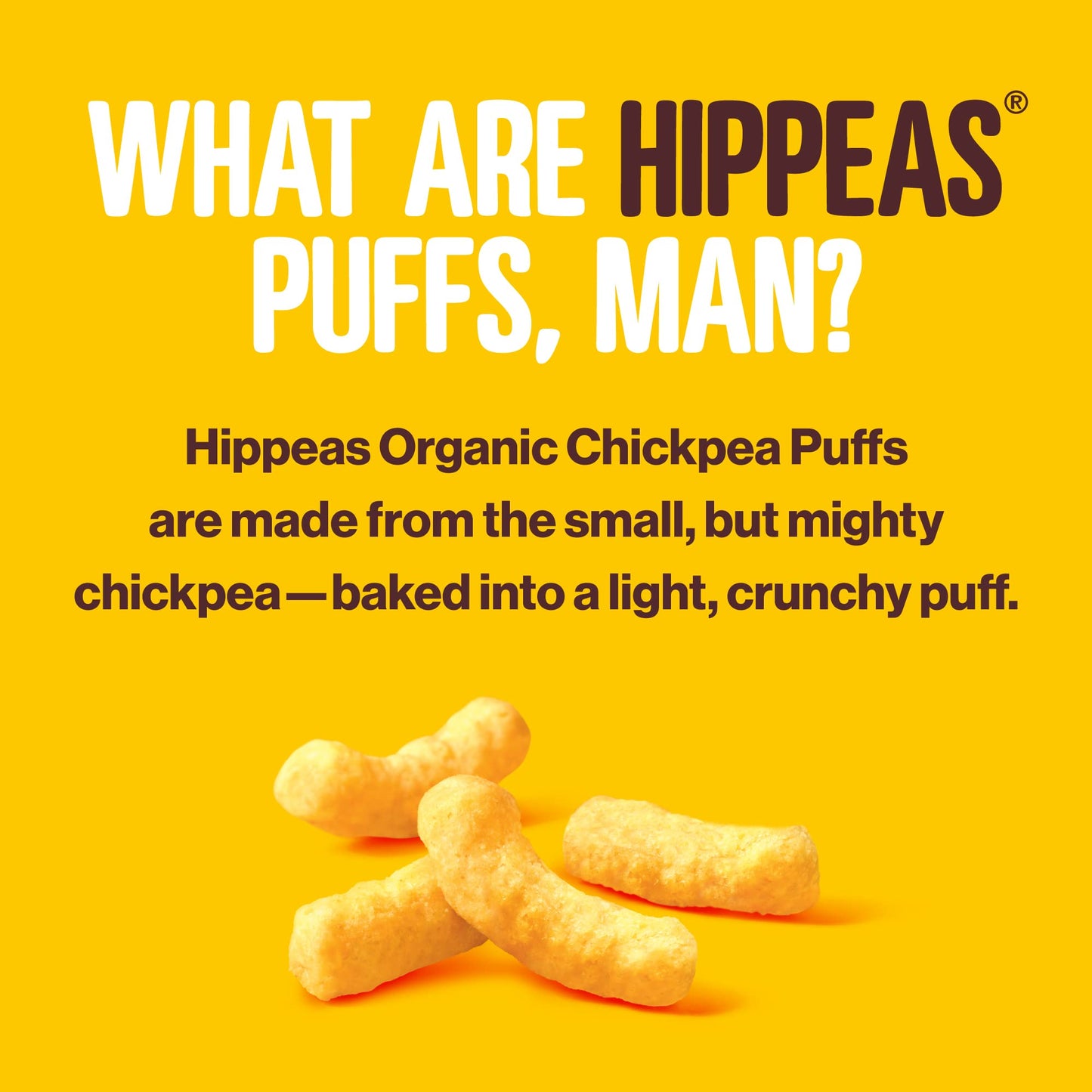 Hippeas Organic Chickpea Puffs + Vegan White Cheddar | Vegan, Gluten-Free, Crunchy, Protein Snacks, 4 Ounce (Pack Of 12)