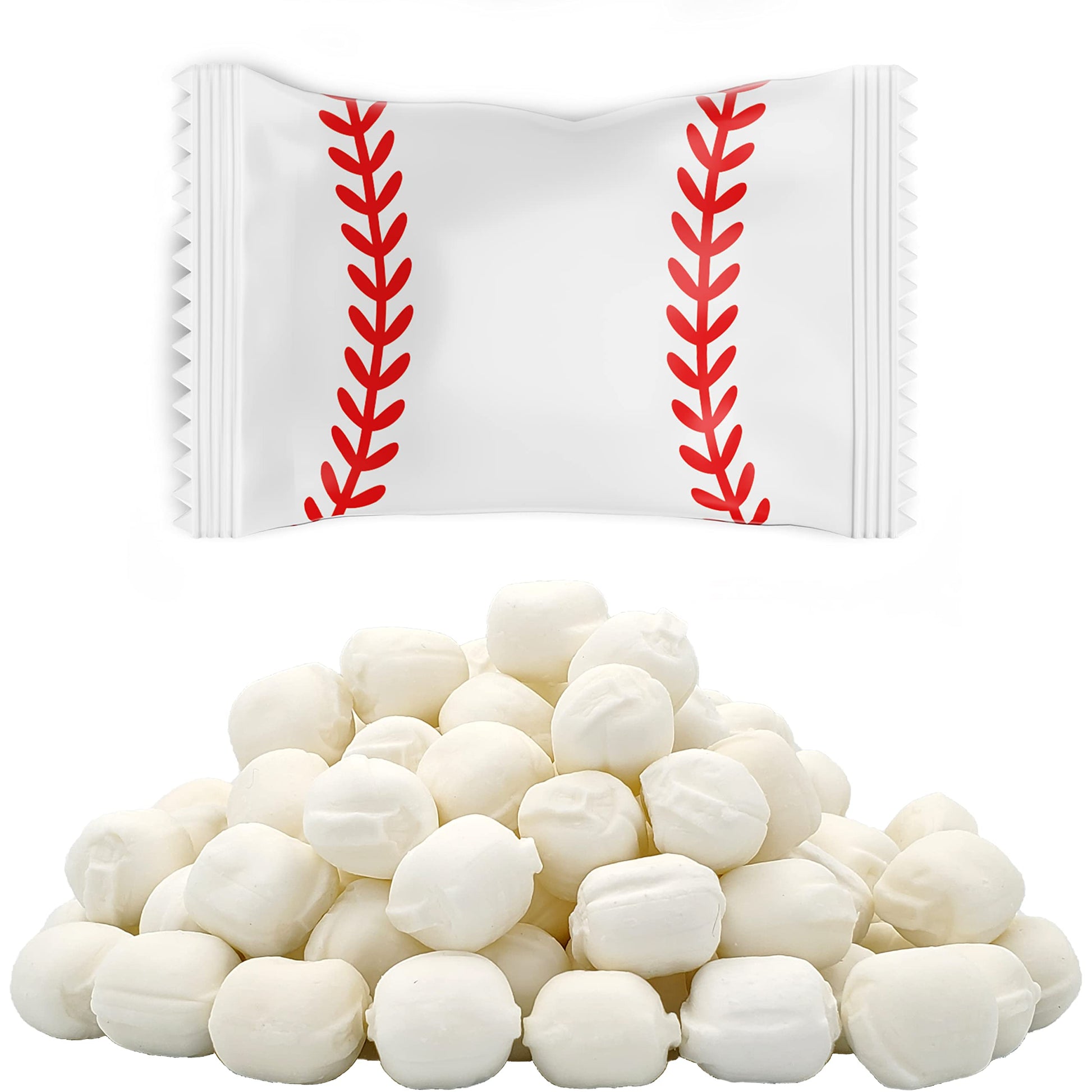 The Dreidel Company Buttermints, Fat-Free Mint Candies, 275 Count, Kosher Certified, Individually Wrapped, Baseball Flavor