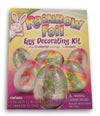 Easter Unlimited RJ Rabbit Rainbow Foil Decorating Kit - Wrap 12 Colorful Shiny Eggs in Seconds!