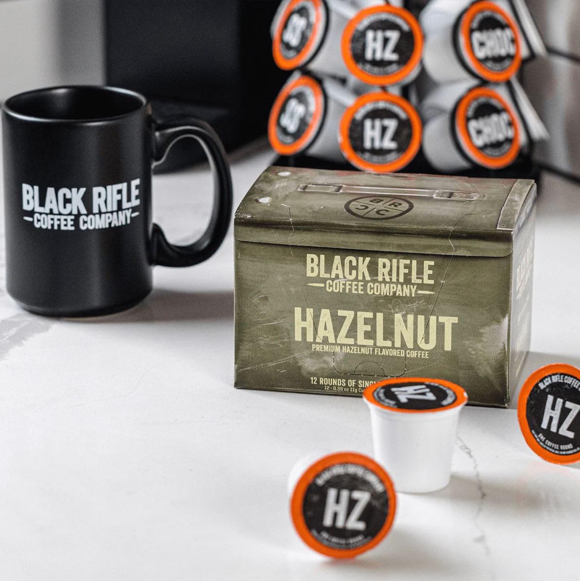 Black   Coffee Company Hazelnut Flavored Medium Roast Coffee Pods, 12 Count
