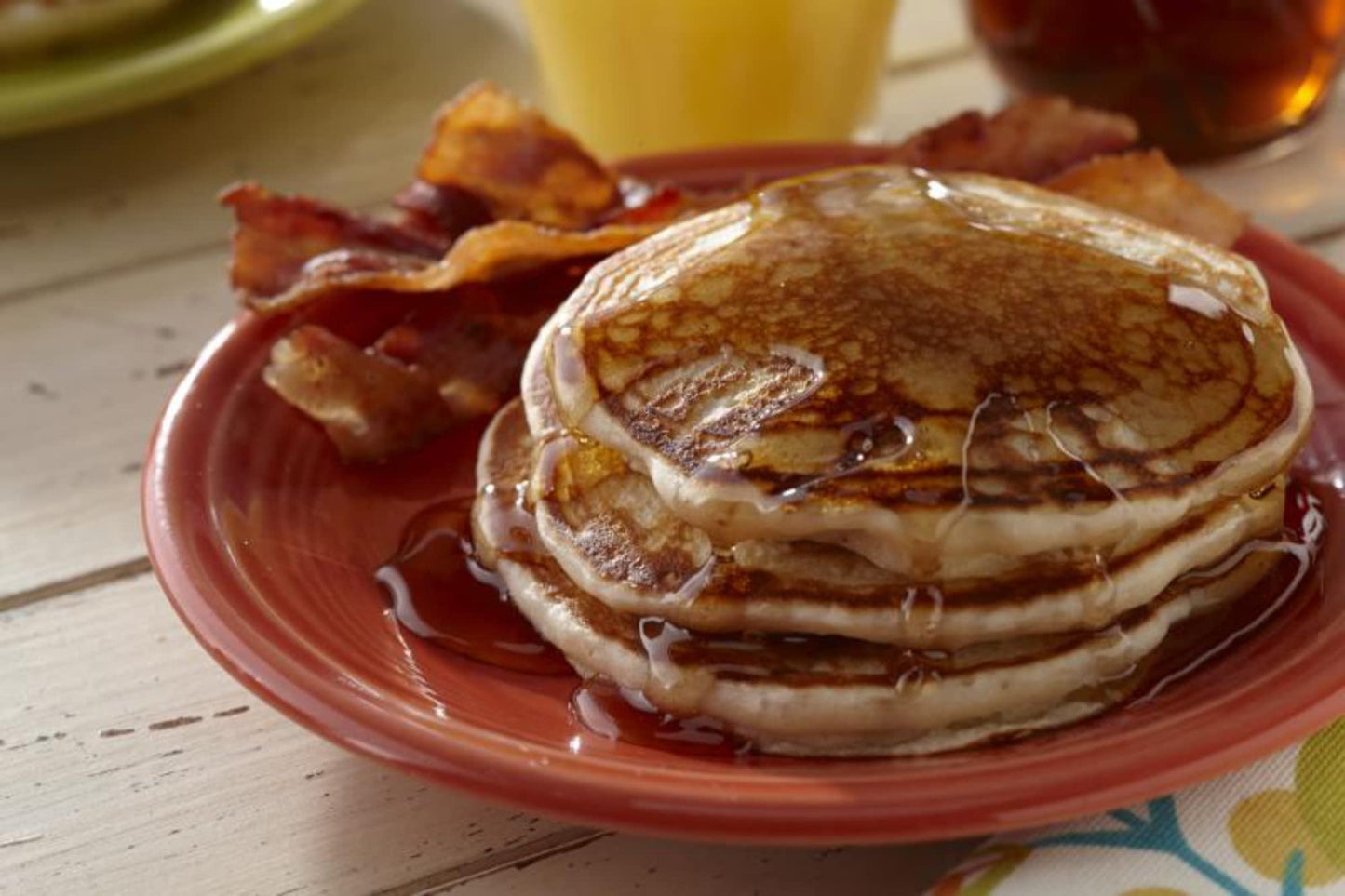 KARO Pancake Syrup, 16 fl oz (Pack of 4) with Measuring Spoon