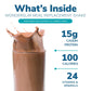 WonderSlim Meal Replacement Shake, Dark Cocoa Cream, 15g Protein, 24 Vitamins & Minerals, Gluten Free, 7 Count Box