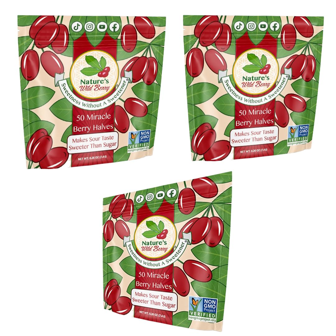 Natures Wild Berry 3 Count Freeze-Dried Berry Box for 50 Pack Program