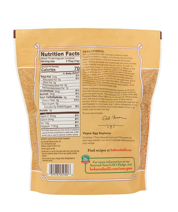 Bob'S Red Mill Organic Golden Flaxseed Meal, 32 Oz (Pack Of 2)