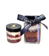 Gourmet 2 Cakes in a Jar Set - Duo Chocolate Cake with Special traditional and Whites Belgian Choco Brigadeiros - Red Velvet Fla