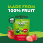 GoGo SqueeZ Applesauce and Fruit Puree, Apple Strawberry, 3.2 oz Pouches, Pack of 48, Gluten Free, Nut Free, BPA Free