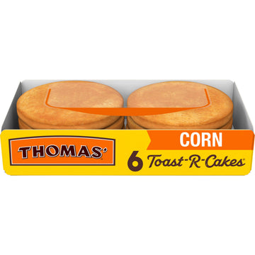 Thomas Toast-R-Cakes, Corn, 6 Count, 7 Oz Package