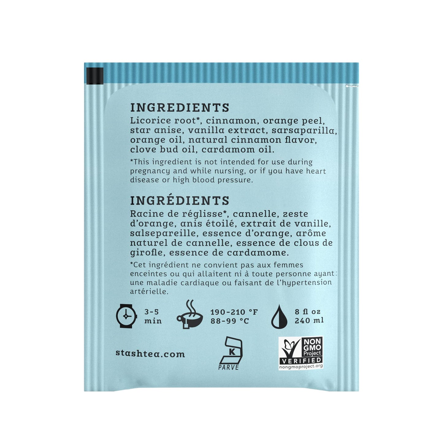 Stash Licorice Spice Herbal Tea - 100 Tea Bags, Box of 1, Model 79050