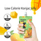 Hethstia Konjac Jelly Mango Flavor – 10 Pack, 3 Calories, Vegan, Gluten-Free, Healthy Snacks
