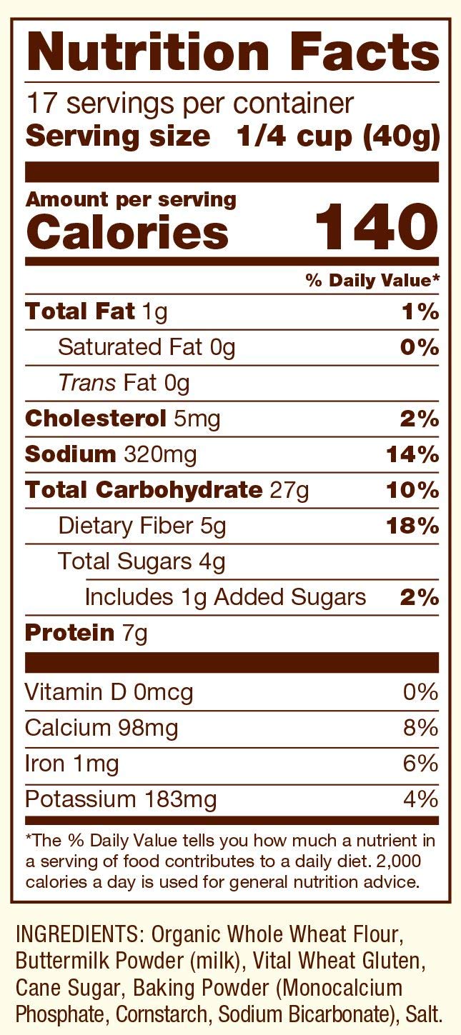 Bob'S Red Mill Organic Buttermilk Pancake & Waffle Mix, 24Oz (Pack Of 4) - Kosher