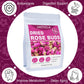 Jarteela Premium Dried Rose Buds - Natural Non-GMO Red Rosebud Flowers - 5oz/142g - Perfect for Tea, Baking, DIY Candle/Soap