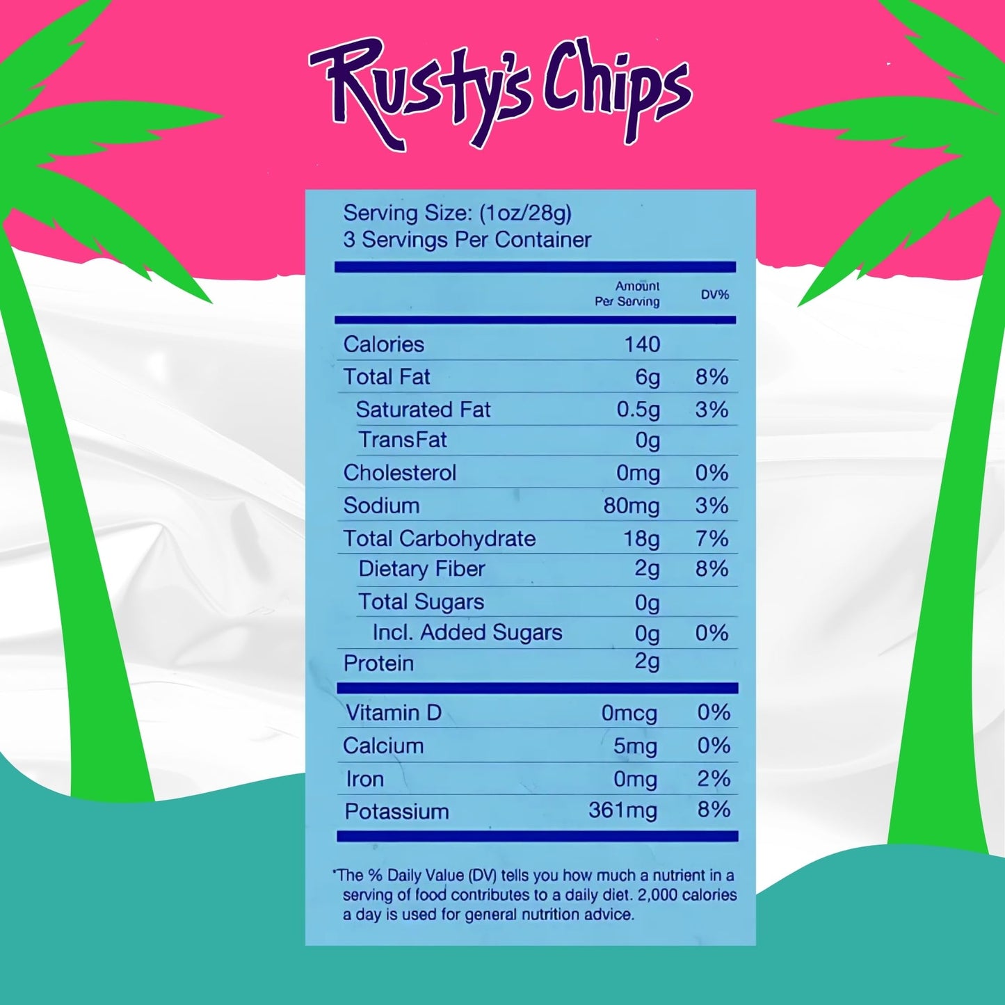 Rustys Chips - Handmade Healthy Crunchy Potato Chips, Gluten Free Snacks - No Preservatives, Non-GMO, Vegan, Seed Oil Free, Heal