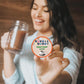 Double Donut Coffee Pods - Half Caff Medium Roast, 24 Count, Compatible with Keurig K Cup malt-inspired, Brown