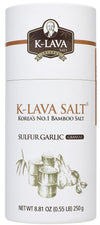 K-LAVA SALT-Koreas No.1 Bamboo Salt-Sulfur Garlic, Granule, 8.81 Ounce, POWERFUL 25 Bulbs of Baked Sulfur-fed Garlic with 9x Ba