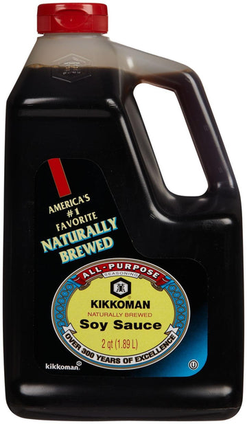 Kikkoman Soy Sauce, 64 Fl Oz (Pack of 1)